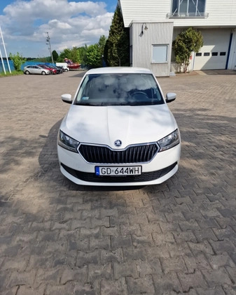 Skoda Fabia cena 39999 przebieg: 105671, rok produkcji 2019 z Gdańsk małe 56